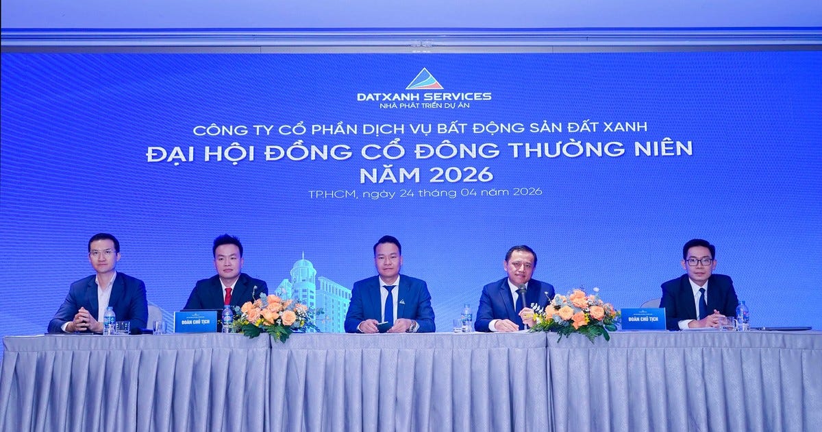 ĐHĐCĐ Dat Xanh Services (DXS): Chuyển đổi mô hình, định vị chiến lược tăng trưởng bền vững | Tin nhanh chứng khoán ĐHĐCĐ Dat Xanh Services (DXS): Chuyển đổi mô hình, định vị chiến lược tăng trưởng bền vững | Tin nhanh chứng khoán