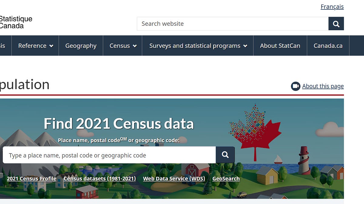The Canadian Census of Population - by Eric Cai