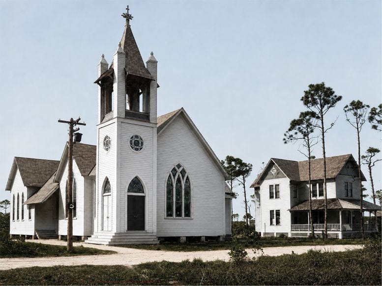 Chapel for First Baptist Church of Miami in 1904. Courtesy of the Miami City Directory. Chapel for First Baptist Church of Miami in 1904. Courtesy of the Miami City Directory.