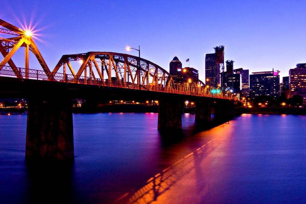 Portland - Bridge hawthorne bridge Portland - Bridge hawthorne bridge
