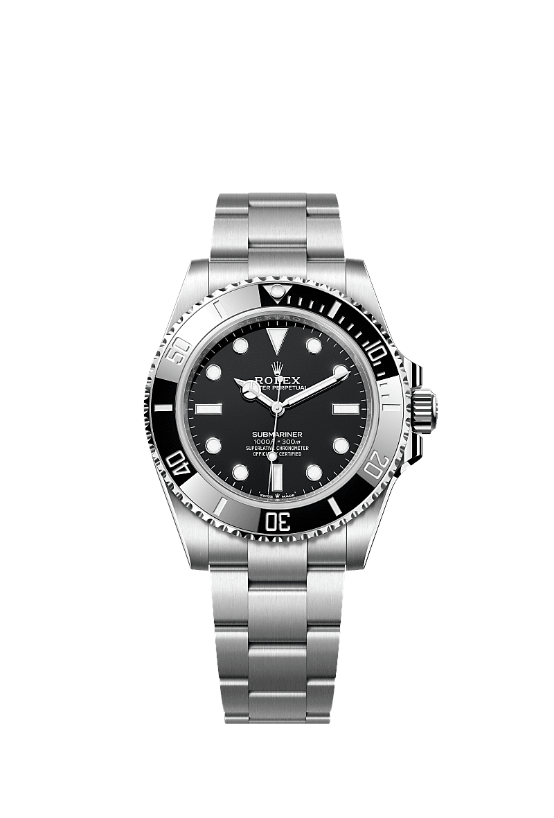 Relógio Rolex Submariner: aço Oystersteel – m124060-0001
