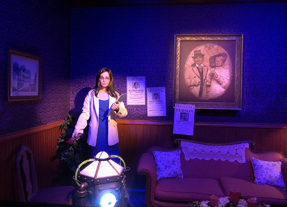Animatronic figure from Haunted Hotel at Funtown USA