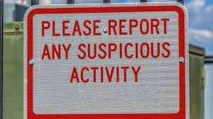Report Suspicious Activity | City of ...