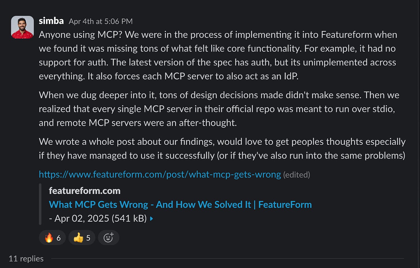 👉Discussion in the MLOps.community Slack (Join the Slack community here; Slack sign-up required).