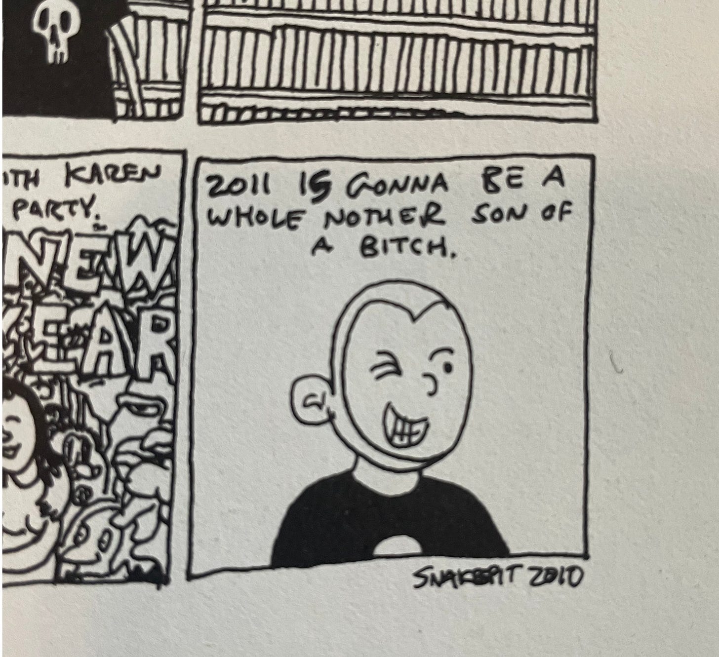 Snakepit comic panel