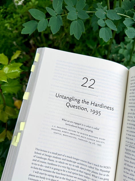 A few of Raulston's horticultural lectures that are included in the book.