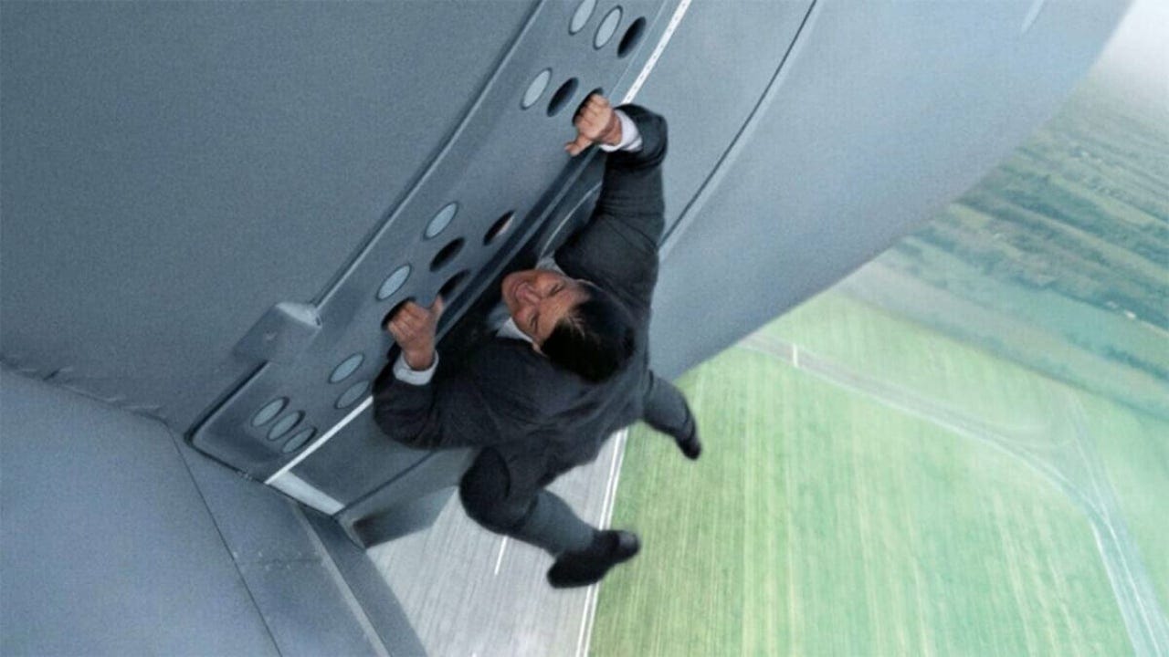 Tom Cruise's Gravity-Defying Stunt: Hanging Onto an Airplane Door  Mid-Flight! - Softonic