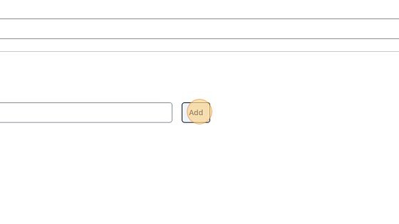 Screenshot of: Click "Add" towards the right Screenshot of: Click "Add" towards the right