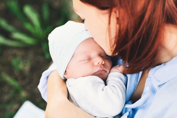 Mãe e seu bebê