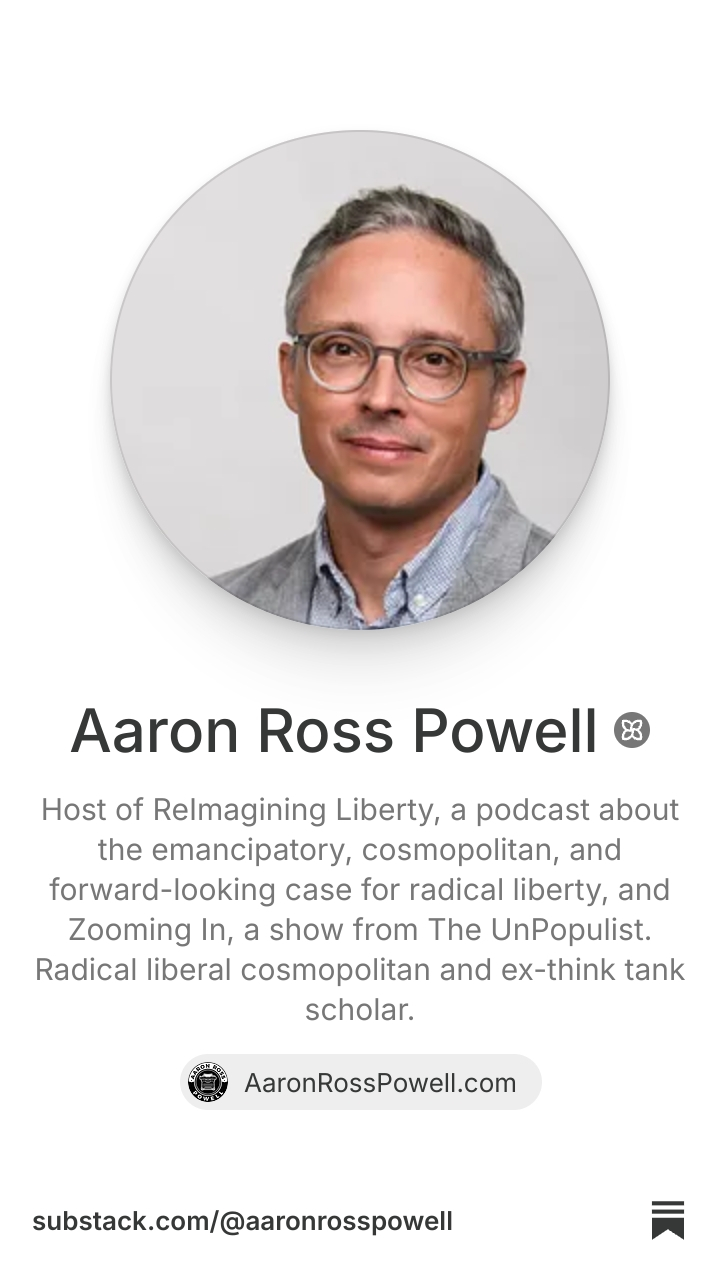 Aaron Ross Powell | Substack