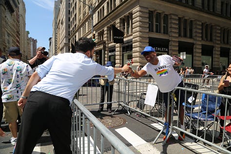 The candidate of the moment at the 2025 Pride March