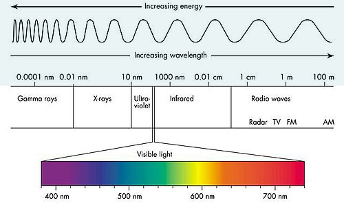 What percentage of the light spectrum are humans able to see with their  eyes? - Quora