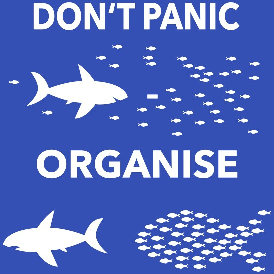 dont panic organise T-shirt Homme