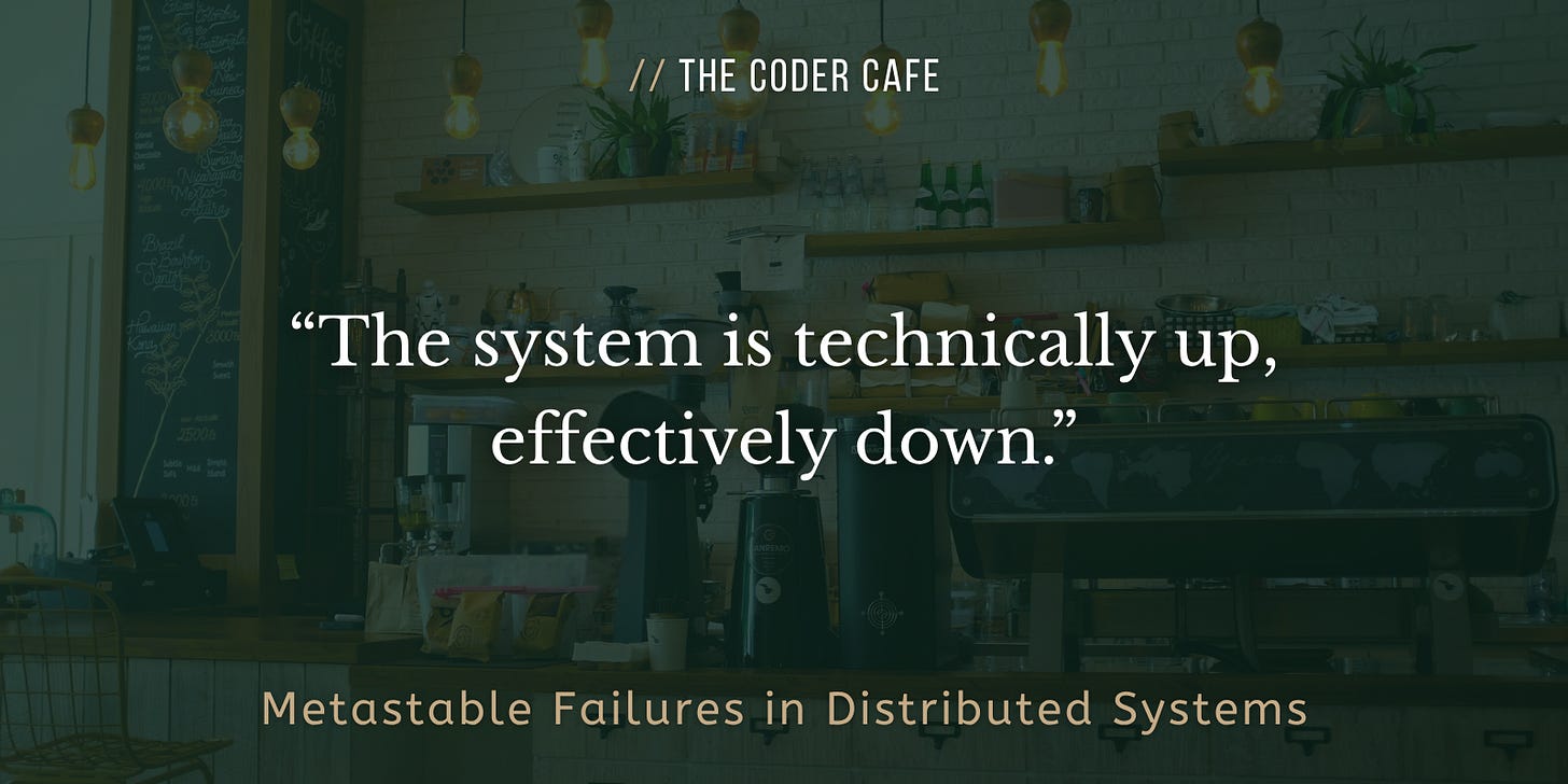 The system is technically up, effectively down.