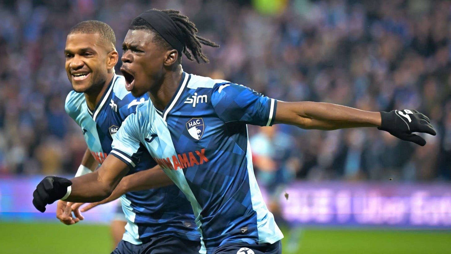 USMNT winger Emmanuel Sabbi is on fire in Ligue 1! Le Havre attacker  believes he'll 'get his chance' with Gregg Berhalter's first-team squad  after brace at the weekend | Goal.com US