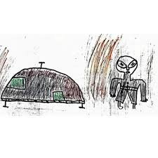 Dibujos de los niños del Caso Ovni Ariel