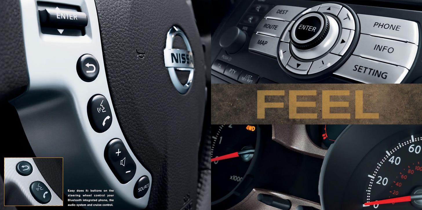 Nissan Qashquai 2008 brochure interior Nissan Qashquai 2008 brochure interior