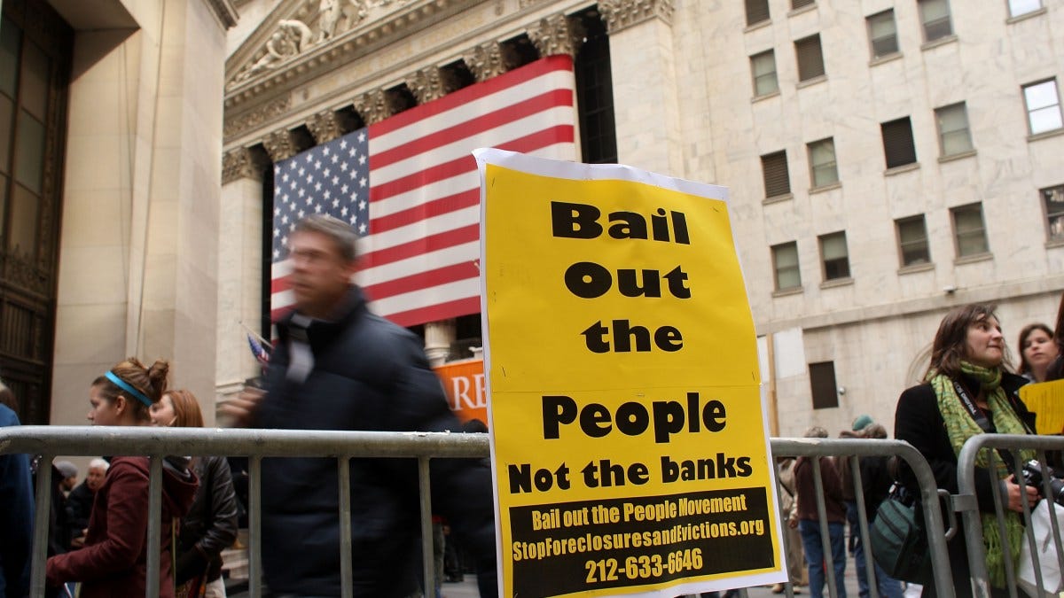 In Coronavirus Financial Crisis, No More Bailouts Benefiting Wealthy  Insiders