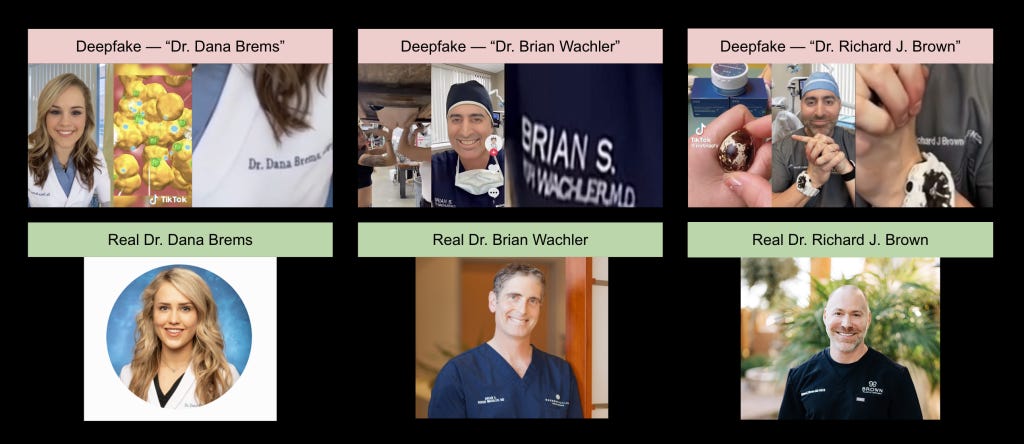 deepfake doctors deepfake doctors