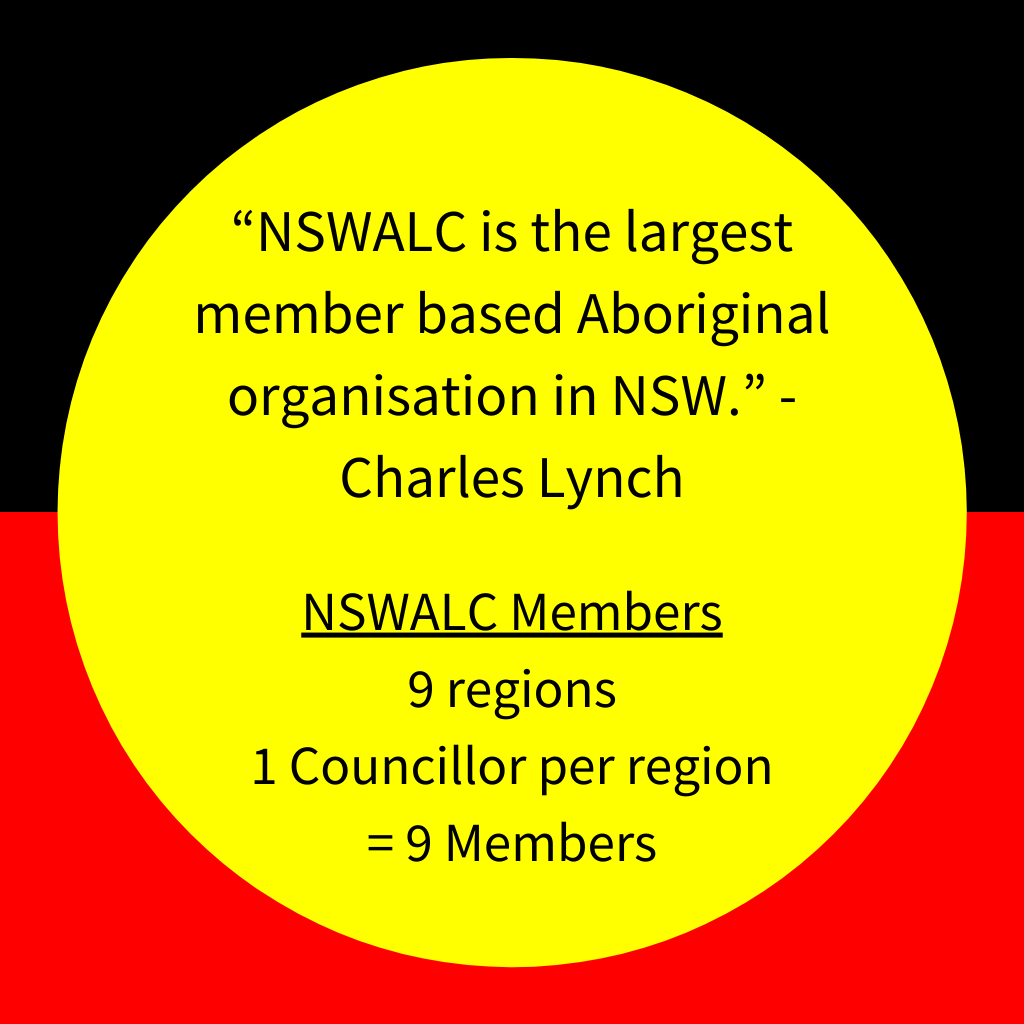 NSWALC is the largest member based Aboriginal organisation in NSW - Charles Lynch