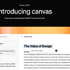 OpenAI Canvas - Novidade!