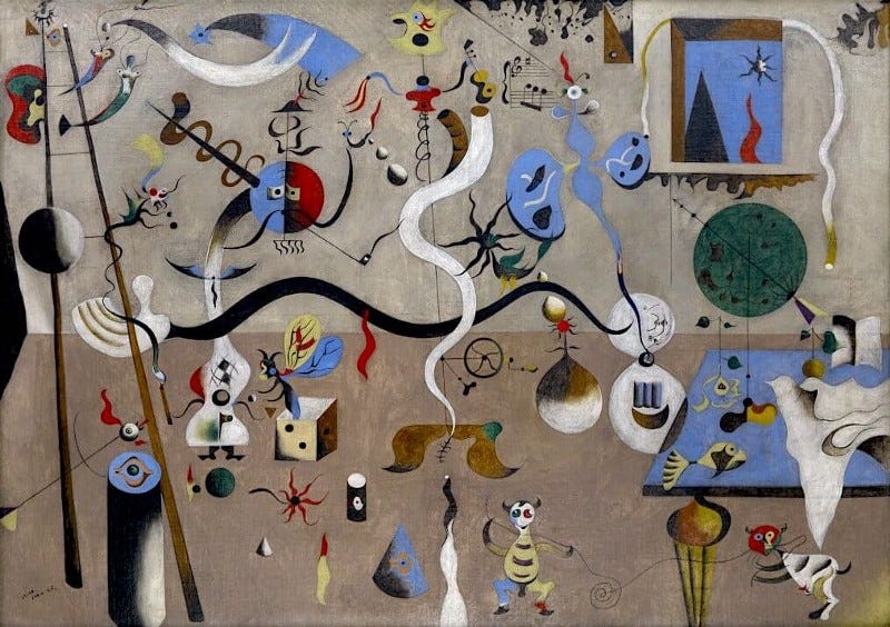 Harlequin’s Carnival by Joan Miro. Source — Public Domain Harlequin’s Carnival by Joan Miro. Source — Public Domain