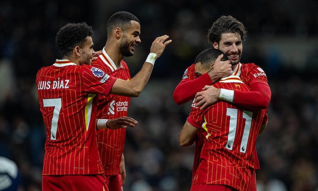 “Liverpool are tearing it up in London Town”
