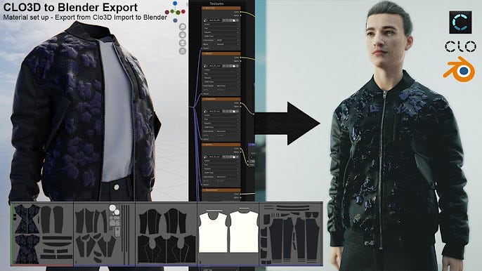 Clo to Blender - Full Workflow - YouTube Clo to Blender - Full Workflow - YouTube