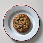 Brown Butter Oatmeal Cookies with Cherry, Chocolate, and Macadamia Nuts