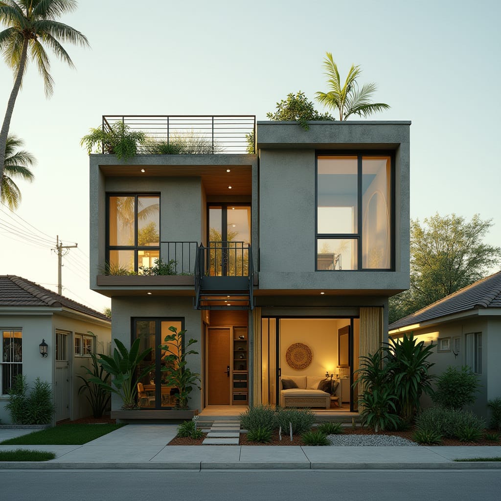 Concrete Courtyard House