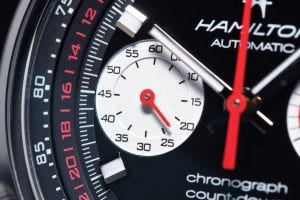 Close up Hamilton Chrono-Matic 50 Auto Chrono Close up Hamilton Chrono-Matic 50 Auto Chrono