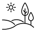 Hill scene outline