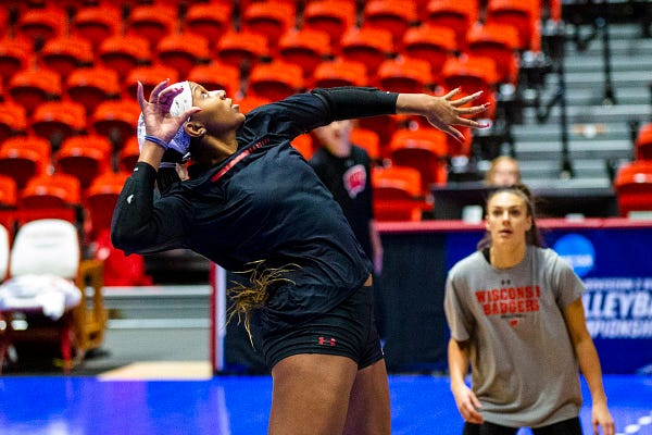 Devyn Robinson hitting