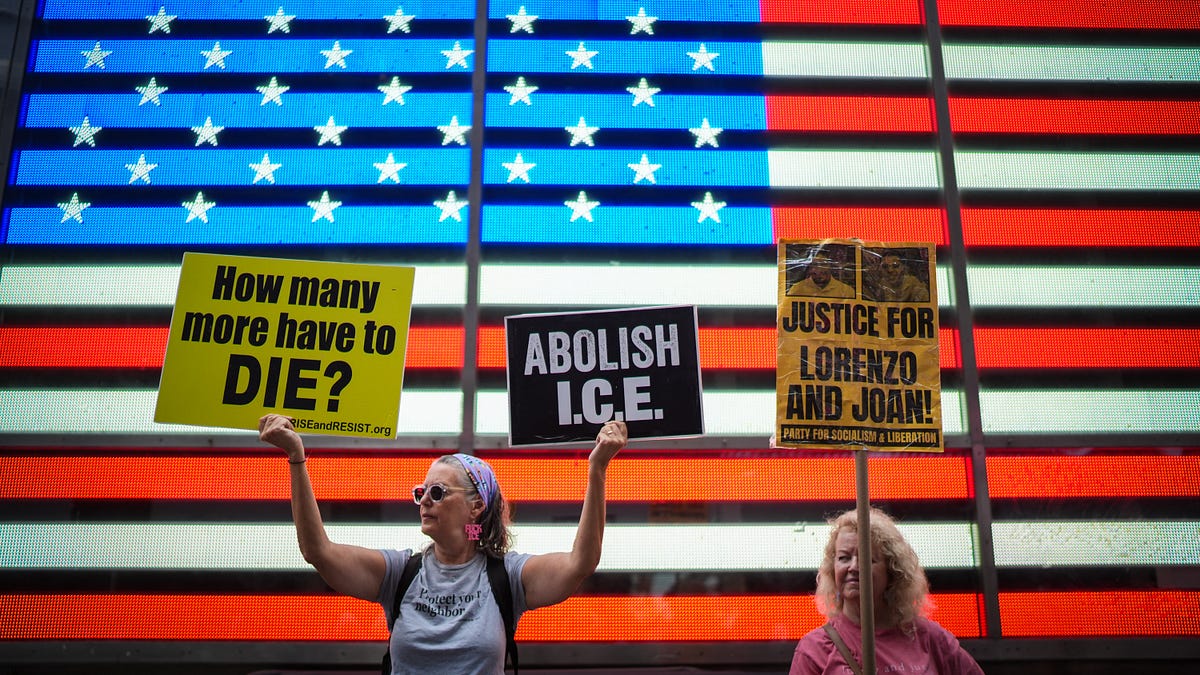 Democrats sit on immigration advantage despite ICE deaths, internal briefing urges action