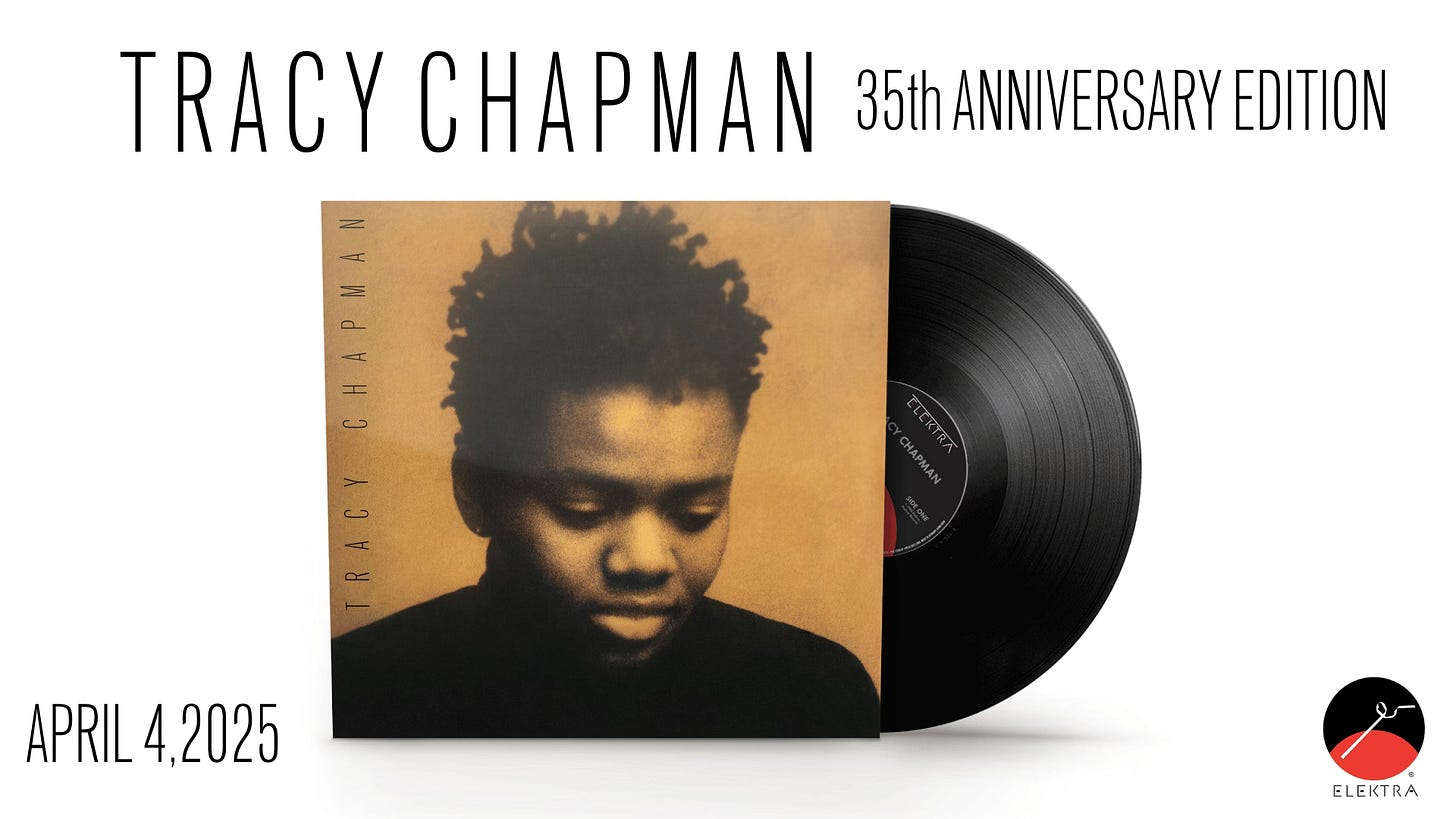 Tracy Chapman's Debut Album Reissue on Vinyl on April 4, 2025