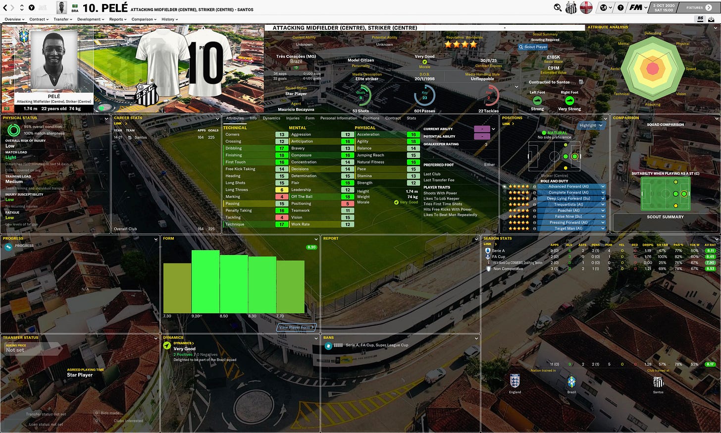 Football Manager 2021 Pelé Football Manager 2021 Pelé