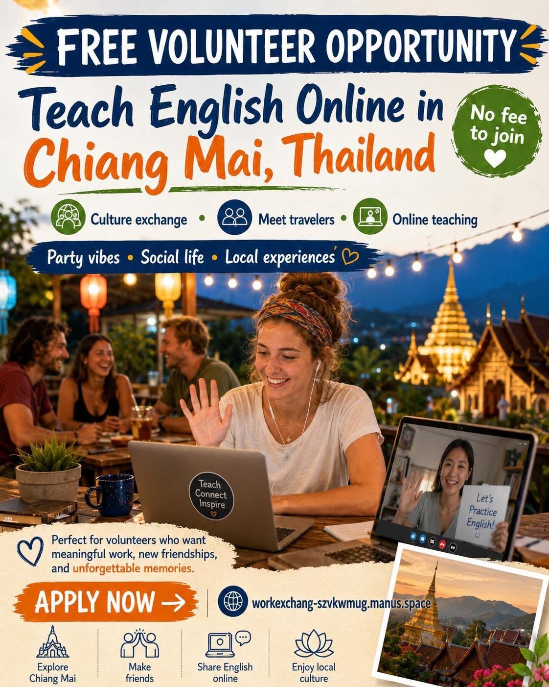 Work Exchange Programme In Chiang Mai Work Exchange Programme In Chiang Mai
