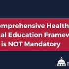 Good News: MA Schools do NOT Have to Adopt New Health Framework (Check out our New Resource!)