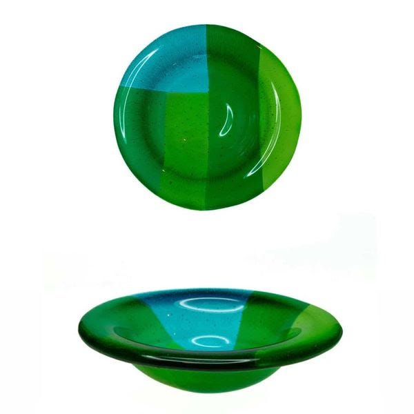 Auger glass bowl. 