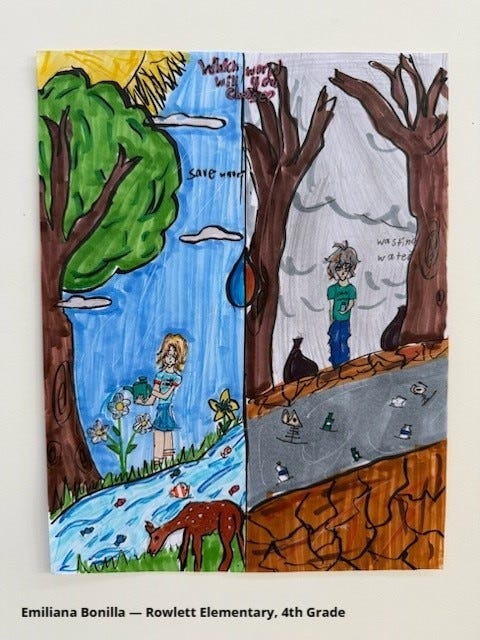 Manatee Students Recognized as “Drop Savers” Poster Contest Winners on Earth Day