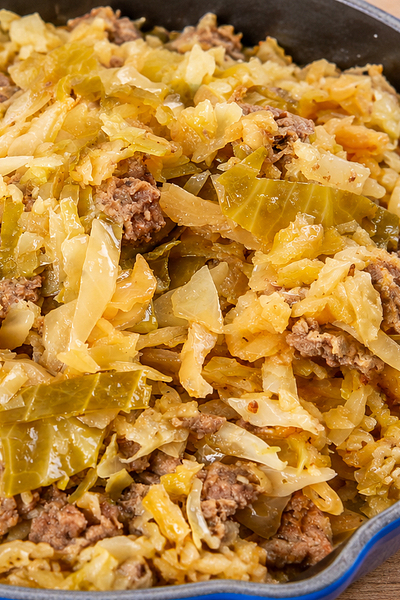 Easy Cabbage and Ground Beef Casserole Recipe - by Sophie