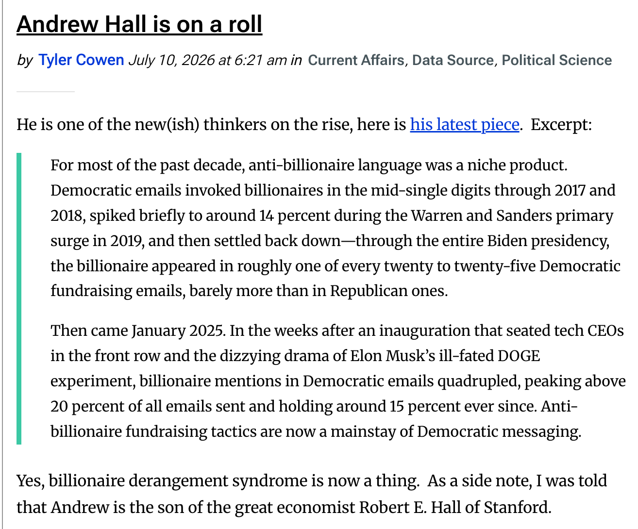 Free Systems is on a roll - by Andy Hall - Free Systems