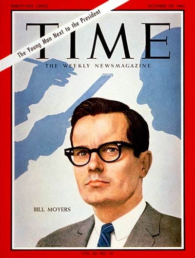 TIME Magazine Cover: Bill D. Moyers - Oct. 29, 1965 - Politics