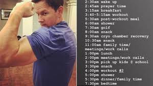 Mark Wahlberg reveals gruelling daily ...