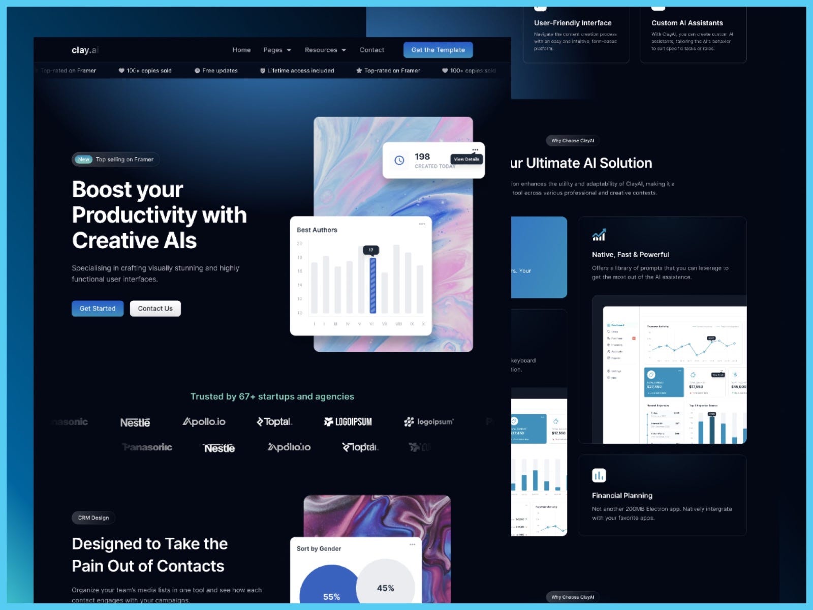 Build Your AI Startup Today: 10 Top-Tier AI SaaS Framer Templates for ...