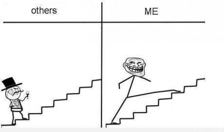 Climbing the stairs - Meme by usus20032004 :) Memedroid