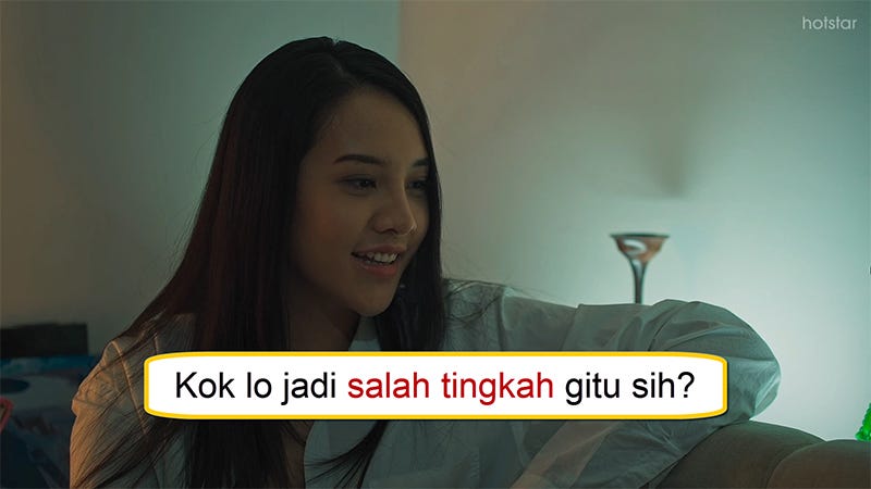 Salah Tingkah In Indonesian