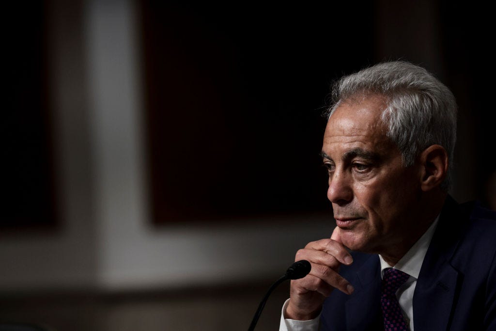 Rahm Emanuel Bows to the Left on Israel