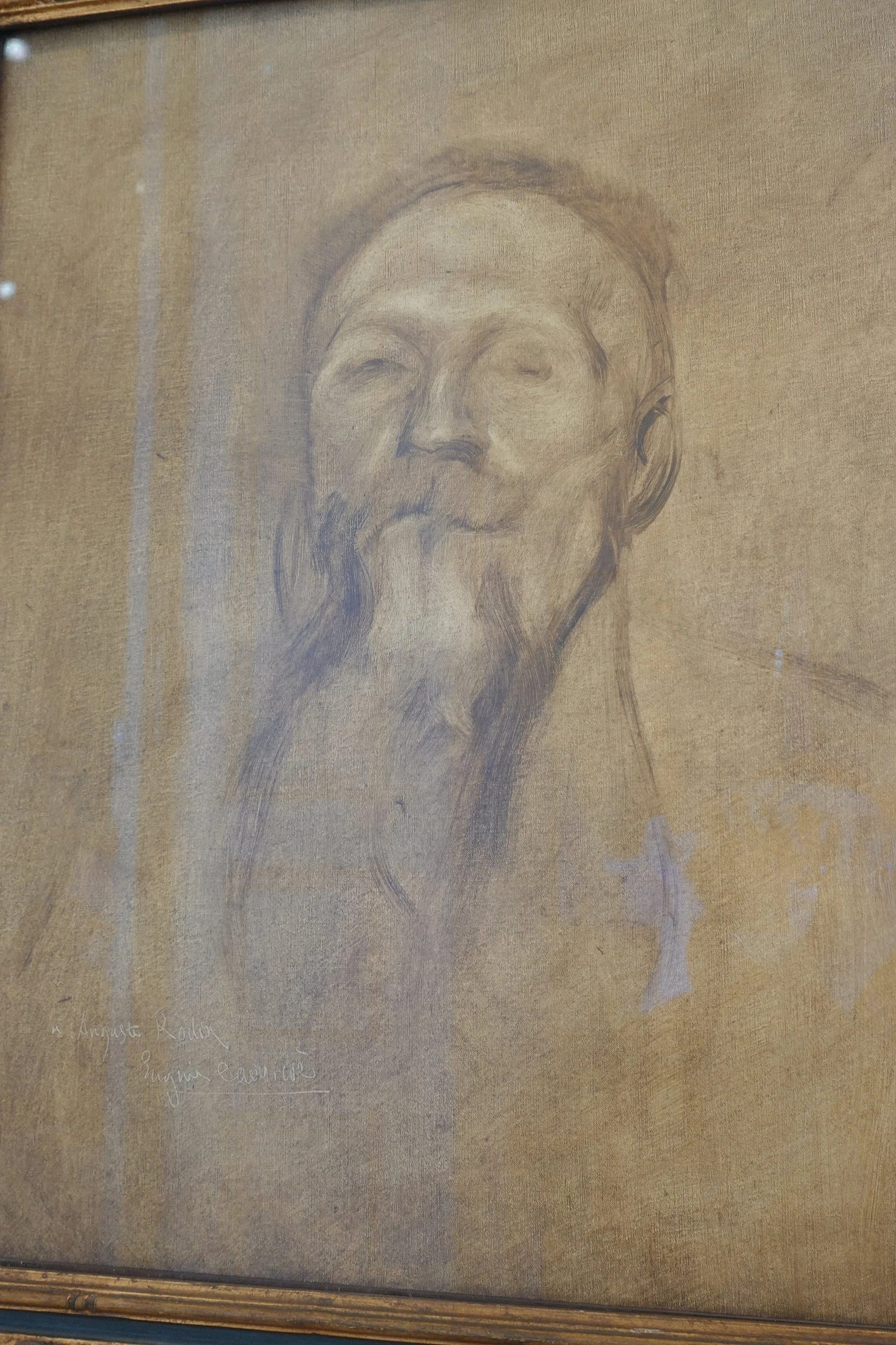 Sketch of Rodin at Musée Rodin in Paris, France Sketch of Rodin at Musée Rodin in Paris, France