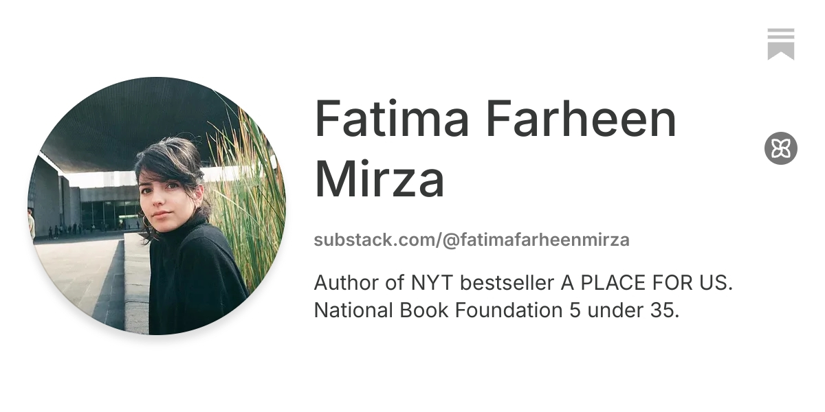 Fatima Farheen Mirza | Substack